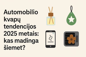 Automobilio kvapų tendencijos 2025 metais: kas madinga šiemet?
