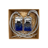 Auto kvapukų dovanų dėžutė Unisex Blue&Silver