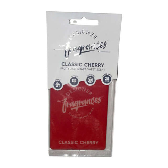 Designer Fragrances CLASSIC CHERRY kortelė | AUTO KVAPAS